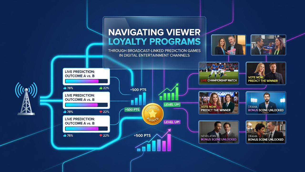 Integrating Prediction Contests Into Broadcast Platforms for Audience Retention